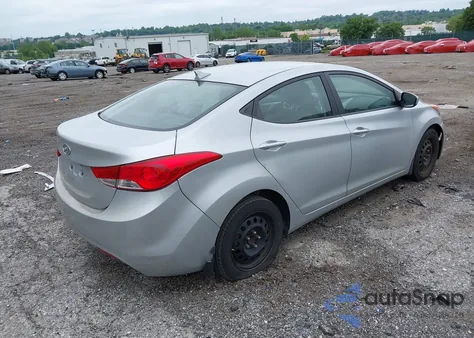 2012 Hyundai Elantra Gls z USA, uszkodzony, nr VIN 5NPDH4AE9CH147694